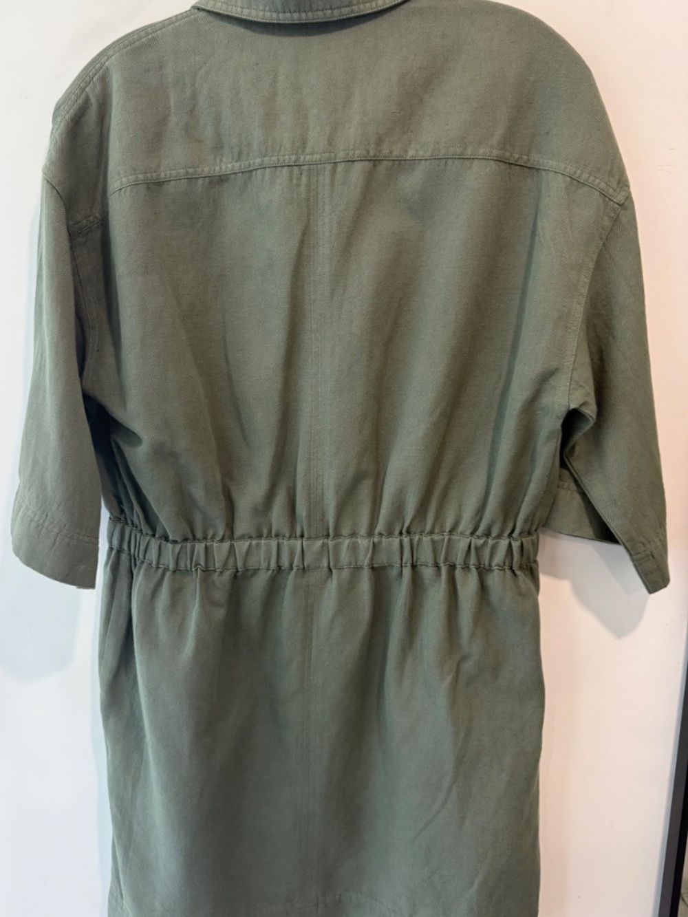 Apiece Apart Palmera Dress, Green, Size Small - Picture 5 of 5